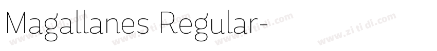 Magallanes Regular字体转换